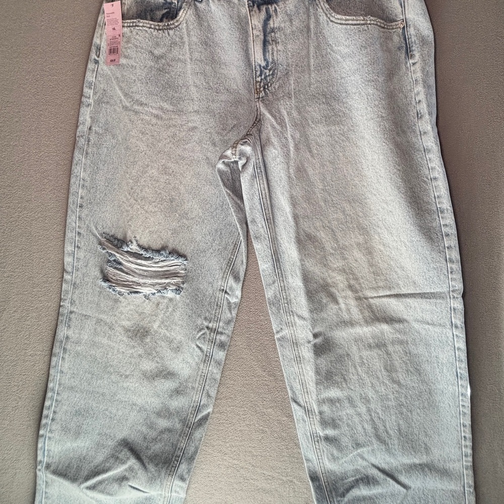 wild fable Light Blue High-Rise Relaxed Jeans